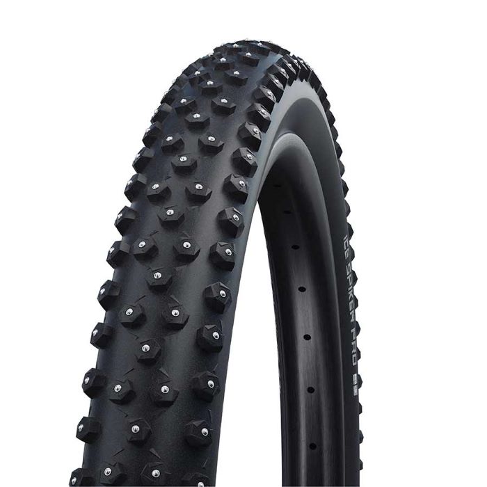 Schwalbe, Ice Spiker Pro, Pneu, 26''x2.10, Rigide, Tringle, Winter, LiteSkin, RaceGuard, 67TPI, Noir