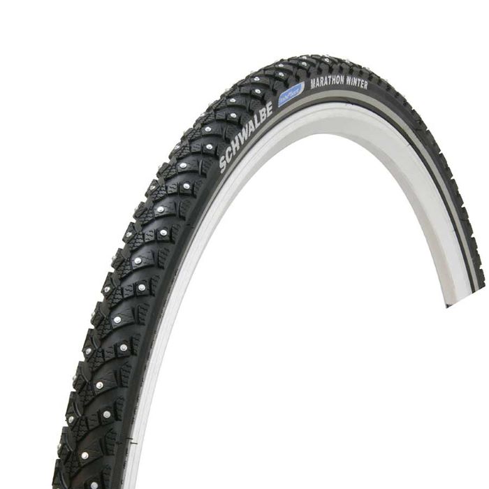 Schwalbe, Marathon Winter Plus, Pneu, 26''x1.75, Rigide, Tringle, Winter, SmartGuard, 67TPI, Noir